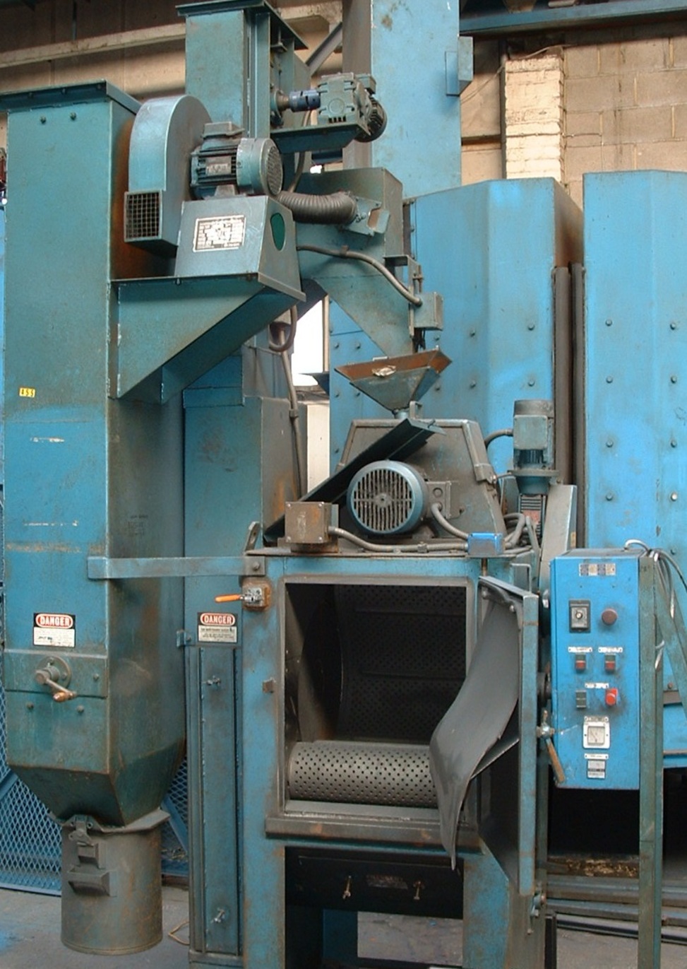 Tilghman Delta 30 Continuous Belt Machine- photo shows original condition prior to Booth improvement